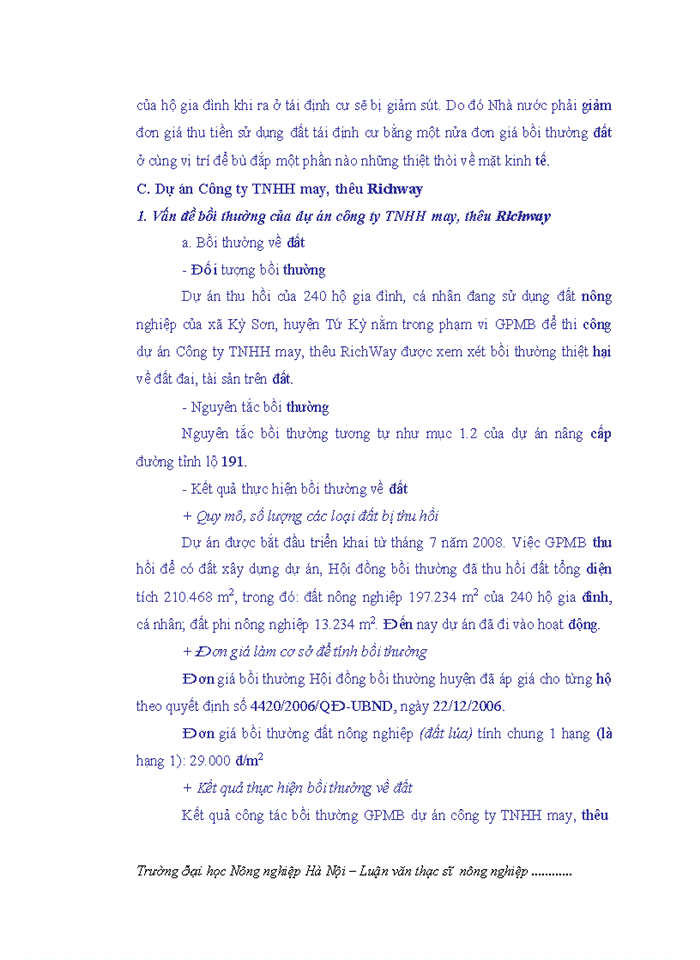 image for page ThS Đánh giá việc thực hiện chính sách bồi thường hỗ trợ giải phóng mặt bằng và tái định cư khi Nhà nước thu hồi đất tại một số dự án trên địa bàn huyện Tứ Kỳ tỉnh Hải Dương