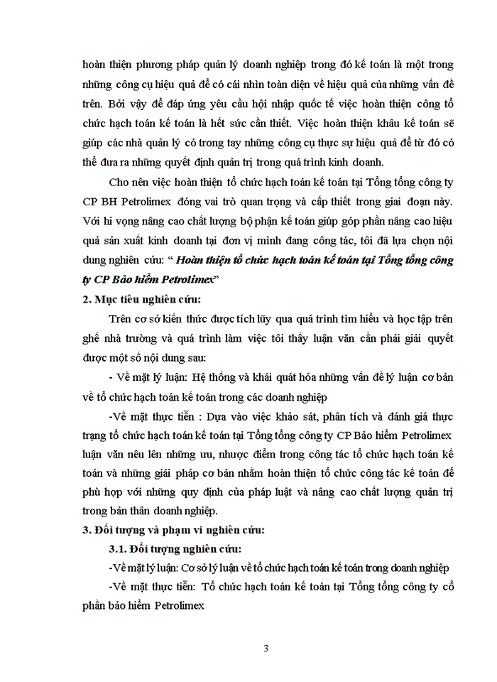 image for page ThS Hoàn thiện tổ chức hạch toán kế toán tại Tổng tổng công ty Cổ phần Bảo hiểm Petrolimex