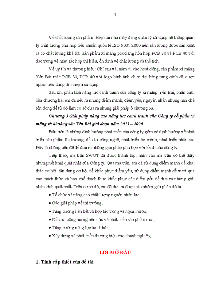 image for page ThS Nâng cao năng lực cạnh tranh của Công ty cổ phần Xi măng và Khoáng sản Yên Bái giai đoạn 2013 2020