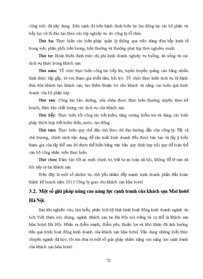 image for page ThS Nâng cao năng lực cạnh tranh của khách sạn Mai Hotel Hà Nội