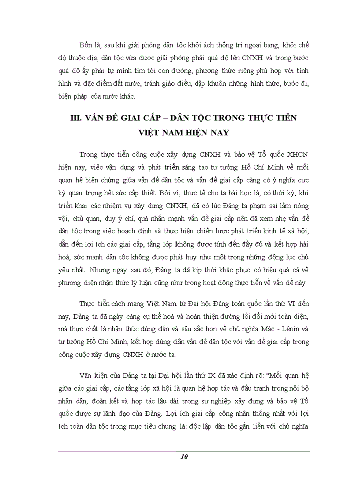 image for page Tư tưởng TƯ TƯỞNG HỒ CHÍ MINH VỀ VẤN ĐỀ GIAI CẤP VÀ VẤN ĐỀ DÂN TỘC