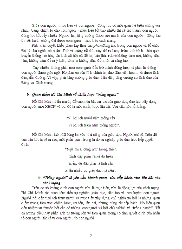 image for page Tư tưởng Tư tưởng Hồ Chí Minh về xây dựng con người mới