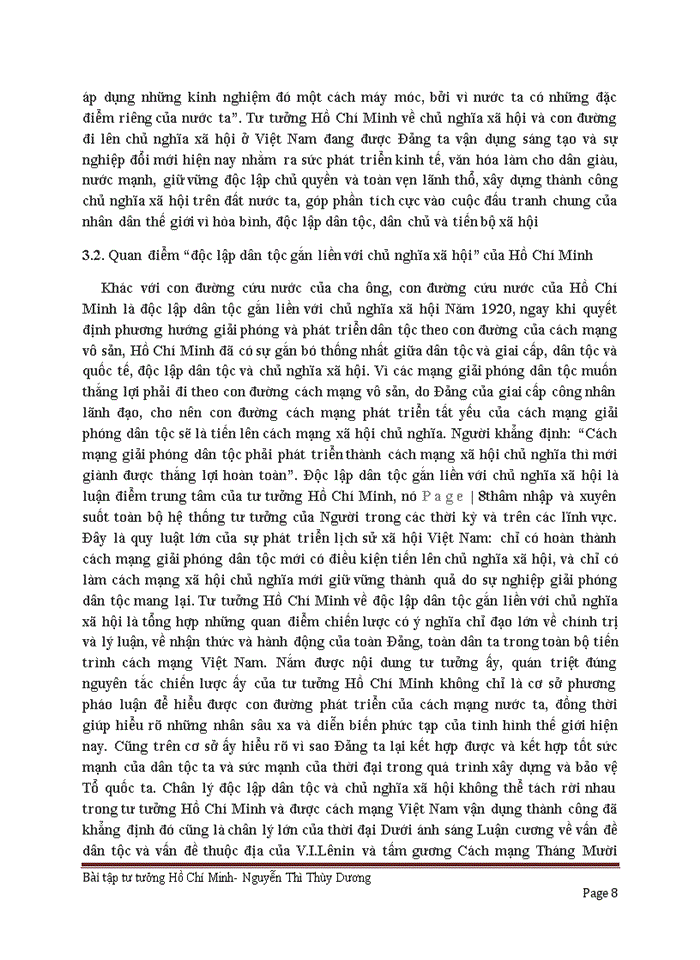 image for page Tư tưởng Nếu nước được độc lập mà dân không được hưởng hạnh phúc tự do thì độc lập cũng không có nghĩa lý gì