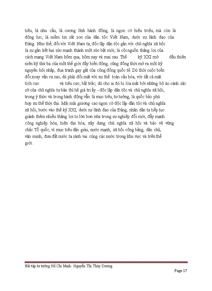 image for page Tư tưởng Nếu nước được độc lập mà dân không được hưởng hạnh phúc tự do thì độc lập cũng không có nghĩa lý gì