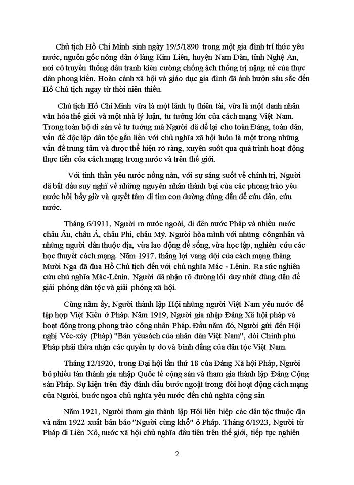 image for page Tư tưởng Nếu nước được độc lập mà dân không được hưởng hạnh phúc tự do thì độc lập cũng không có nghĩa lý gì