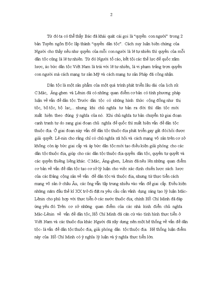 image for page Tư tưởng Phân tích luận điểm của chủ tịch Hồ Chí Minh Tất cả các dân tộc trên thế giới đều sinh ra bình đẳng dân tộc nào cũng có quyền sống quyền sung sướng và quyền tự do Liên hệ thực tiễn cách mạng Việt Nam