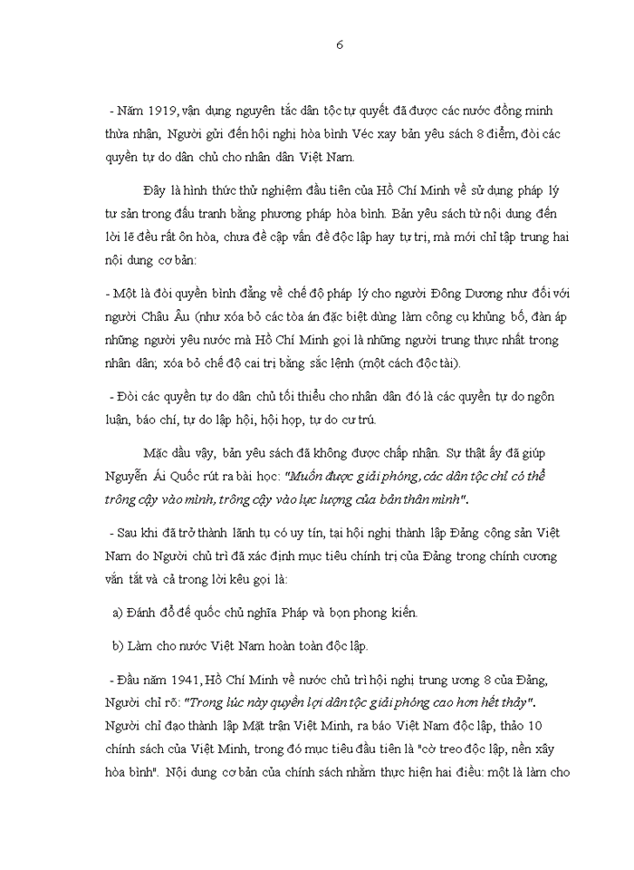 image for page Tư tưởng Phân tích luận điểm của chủ tịch Hồ Chí Minh Tất cả các dân tộc trên thế giới đều sinh ra bình đẳng dân tộc nào cũng có quyền sống quyền sung sướng và quyền tự do Liên hệ thực tiễn cách mạng Việt Nam