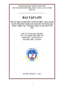 Tư tưởng Phân tích luận điểm của Hồ Chí Minh Nước độc lập mà dân không được hưởng tự do hạnh phúc thì độc lập cũng chẳng có nghĩa lý gì Vận dụng lý luận vào thực tiễn ở Việt Nam