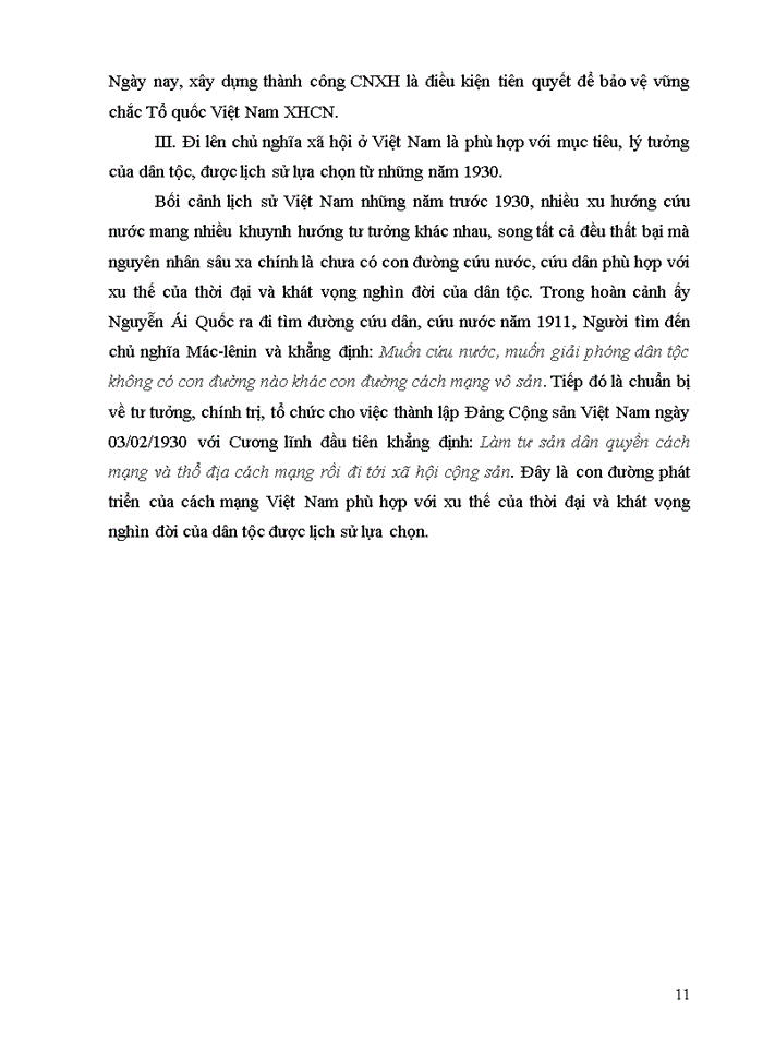 image for page Tư tưởng Quan điểm cá nhân về sự lựa chọn đi lên chủ nghĩa xã hội của Hồ Chí Minh