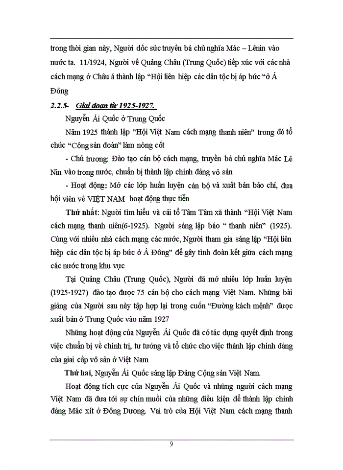 image for page Đường lối đảng Hãy làm rõ vai trò của Nguyễn Ái Quốc trong việc sáng lập ra Đảng Cộng Sản Việt Nam