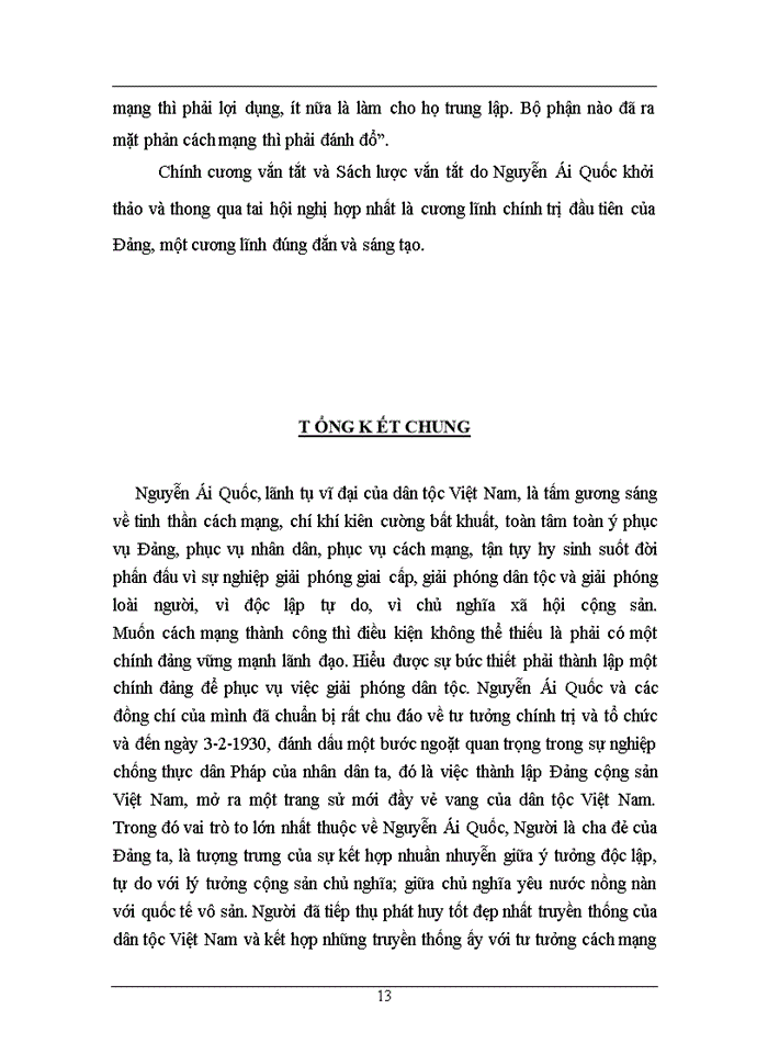 image for page Đường lối đảng Hãy làm rõ vai trò của Nguyễn Ái Quốc trong việc sáng lập ra Đảng Cộng Sản Việt Nam