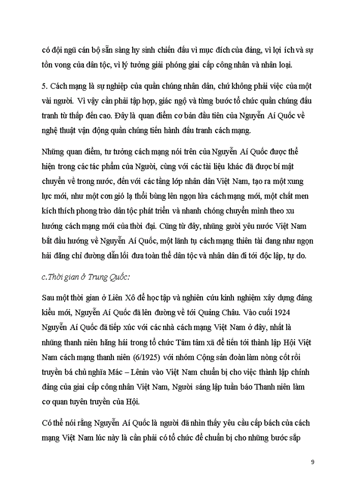 image for page Đường lối đảng Vai trò của lãnh tụ nguyễn ái quốc trong việc thành lập đảng cộng sản việt nam