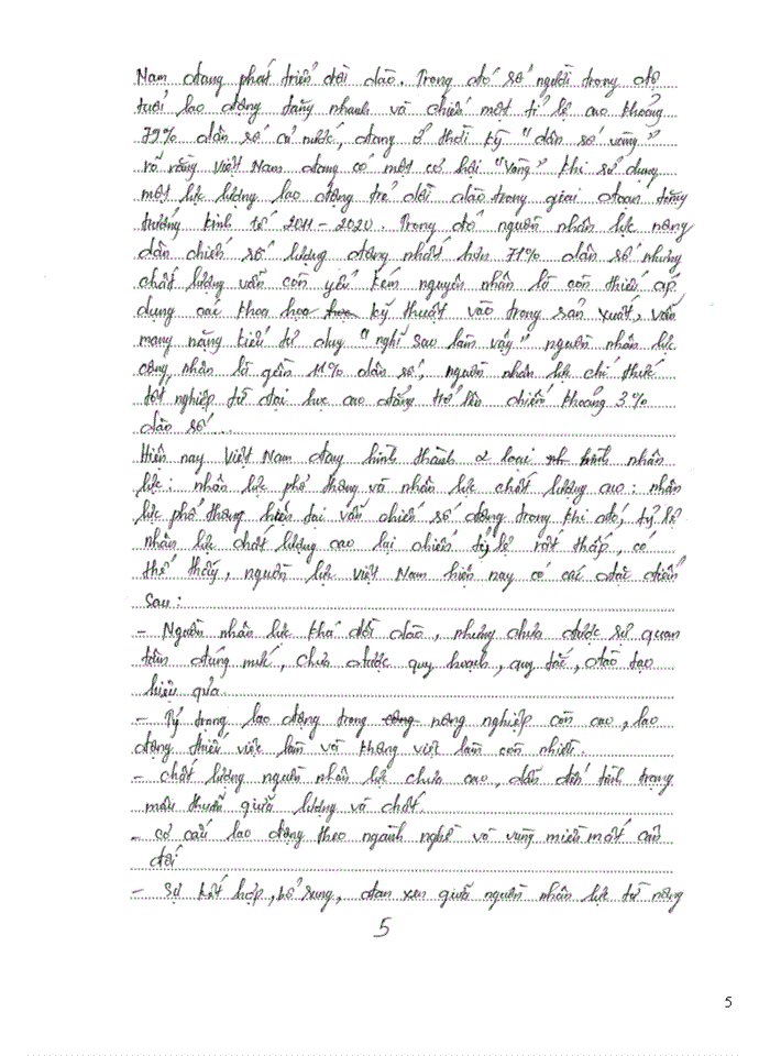 image for page Đường lối đảng Phân tích quan điểm lấy phát huy nguồn lực con người là yếu tố cơ bản cho sự phát triển nhanh và bền vững trình bày suy nghĩ cá nhân của anh chị về tình trạng nguồnông nghiệp nhân lực của nước ta hiện nay trong mối liên hệ trực tiếp với chuyên ngành đào tạo