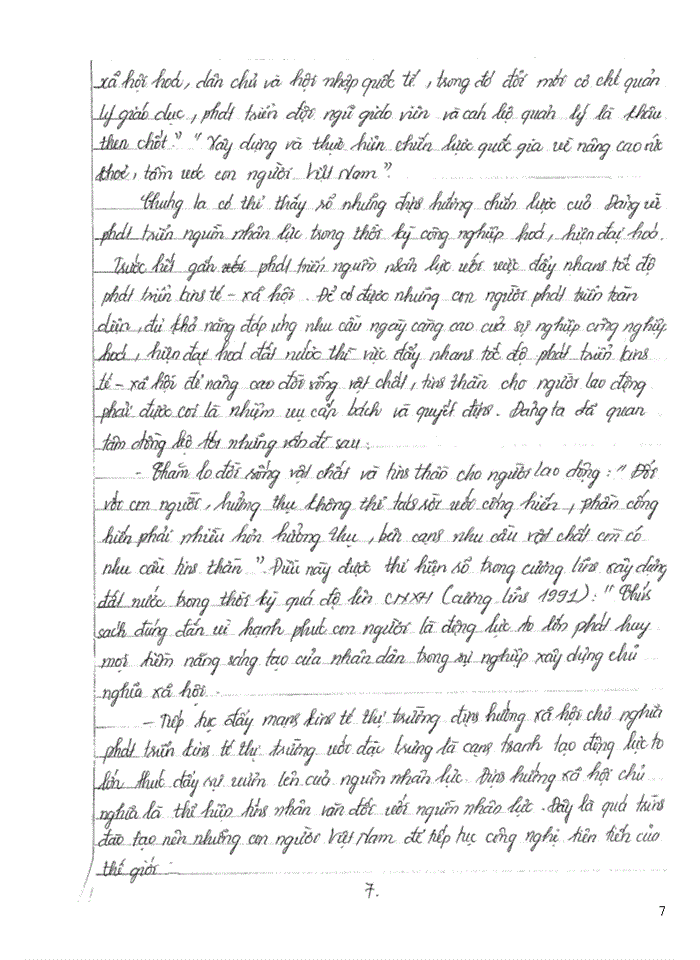 image for page Đường lối đảng Câu 1 Tạo thời cơ chớp thời cơ Câu 2 nguồn nhân lực