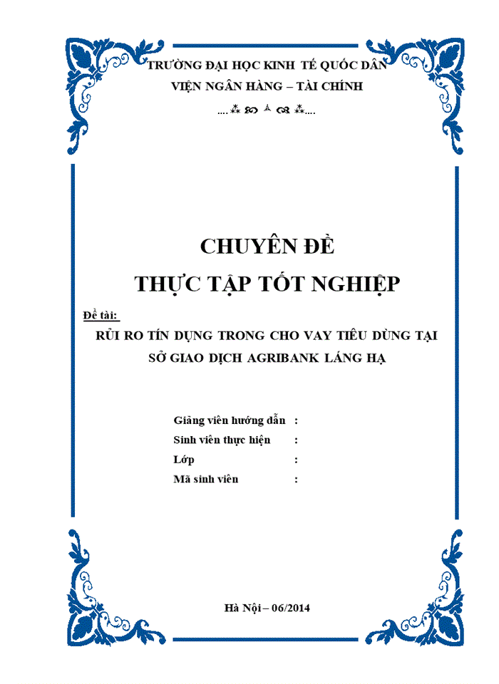 image for page Bìa Báo cáo Thực tập tốt nghiệp