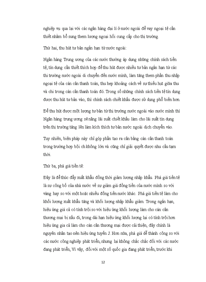 image for page Trình bày hiểu biết của anh chị về CÁN CÂN THANH TOÀN QUỐC TẾ liên hệ thực tiễn vấn đề ccttqt của Việt Nam trong 10 năm trở lại đây