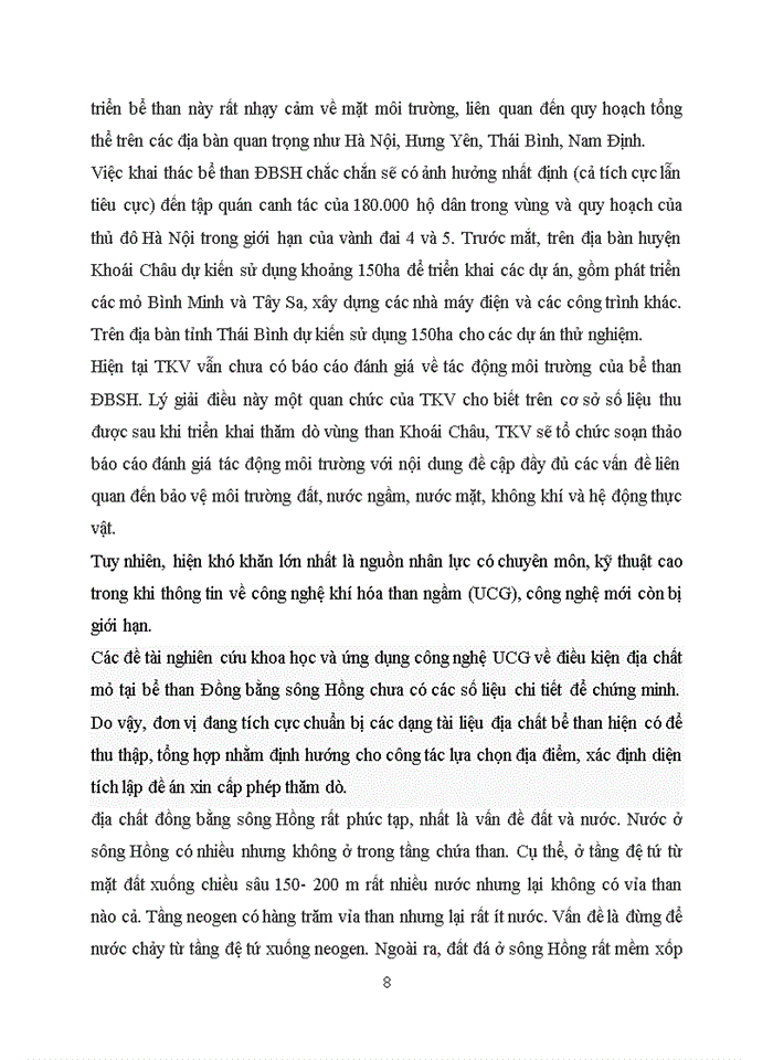 image for page Lập và quản lý dự án khai thác mỏ than dưới lòng đồng bằng sông Hồng