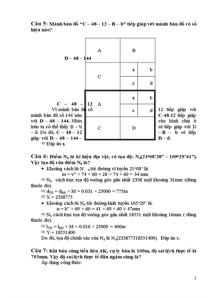 Quân sự chung ĐÊ 8A