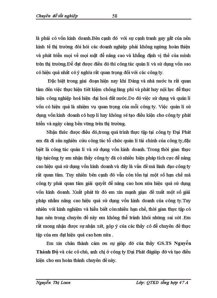 image for page Giải pháp nhằm nâng cao hiệu quả sử dụng vốn kinh doanh tại Công ty Cổ phần đầu tư xây dựng và thương mại Đại Phát