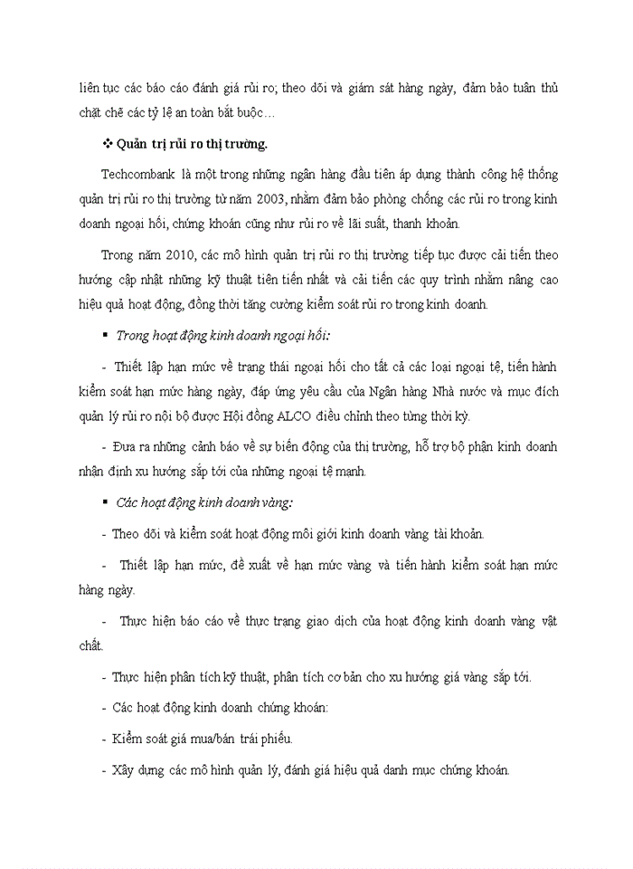 image for page PHÂN TÍCH HOẠT ĐỘNG KINH DOANH VÀ QUẢN TRỊ RỦI RO Ở NGÂN HÀNG THƯƠNG MẠI CỔ PHẦN KỸ THƯƠNG VIỆT NAM