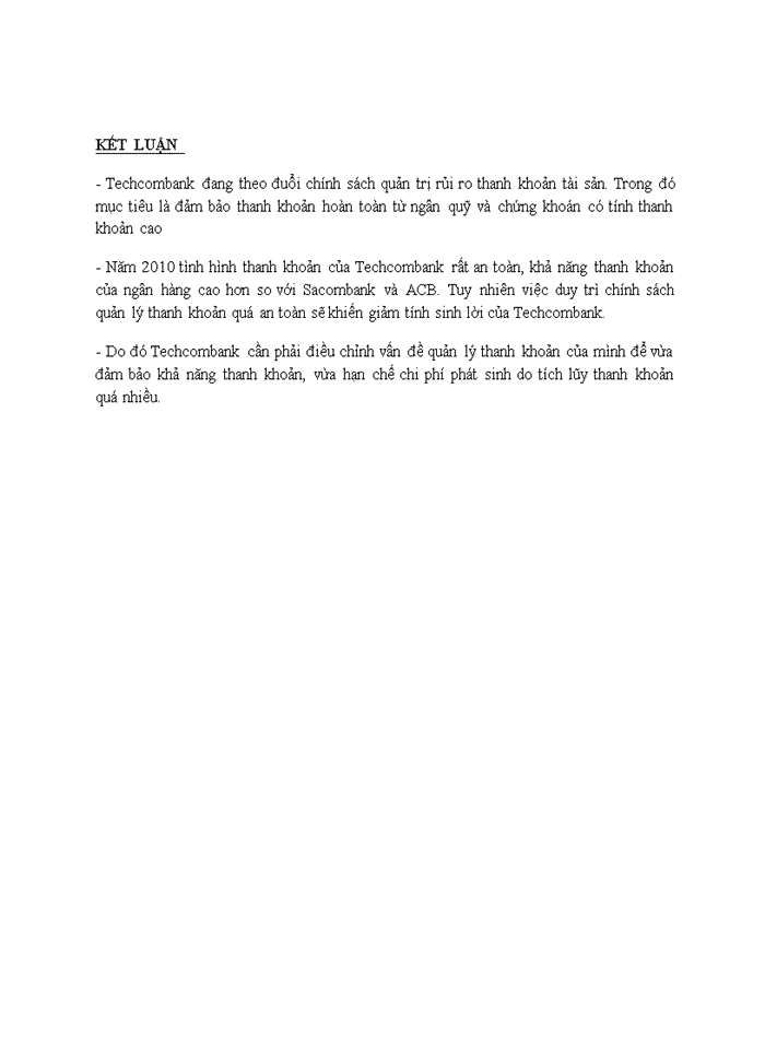 image for page PHÂN TÍCH HOẠT ĐỘNG KINH DOANH VÀ QUẢN TRỊ RỦI RO Ở NGÂN HÀNG THƯƠNG MẠI CỔ PHẦN KỸ THƯƠNG VIỆT NAM