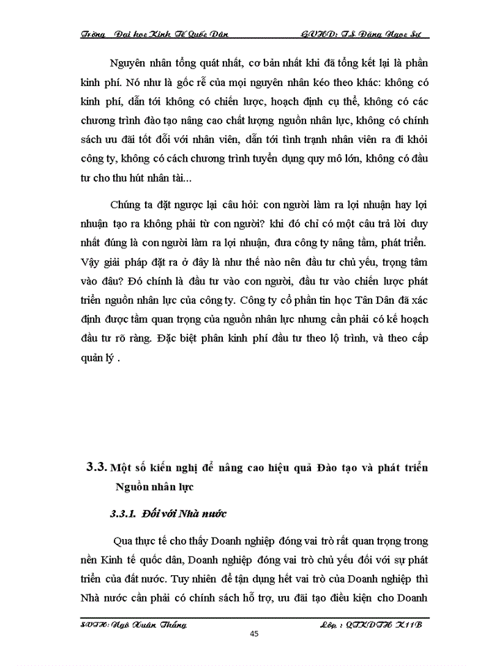 image for page Đào tạo và phát triển Nguồn nhân lực tại Công ty cổ phần tin học Tân Dân