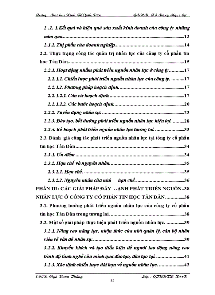 image for page Đào tạo và phát triển Nguồn nhân lực tại Công ty cổ phần tin học Tân Dân