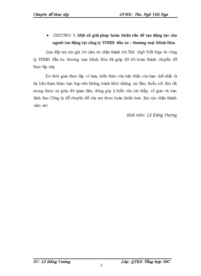 image for page Tạo động lực cho người lao động tại Công ty Trách nhiệm hữu hạn đầu tư thương mại