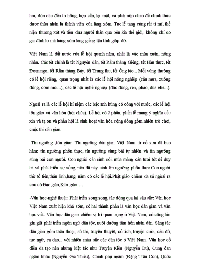 image for page Triết mác Nhận thức của bạn về nền văn hóa tiên tiến đậm đà bản sắc dân tộc của Việt Nam Theo bạn sinh viên cần làm gì để củng cố phát triển tính chất tiên tiến đậm đà bản sắc dân tộc của Việt Nam