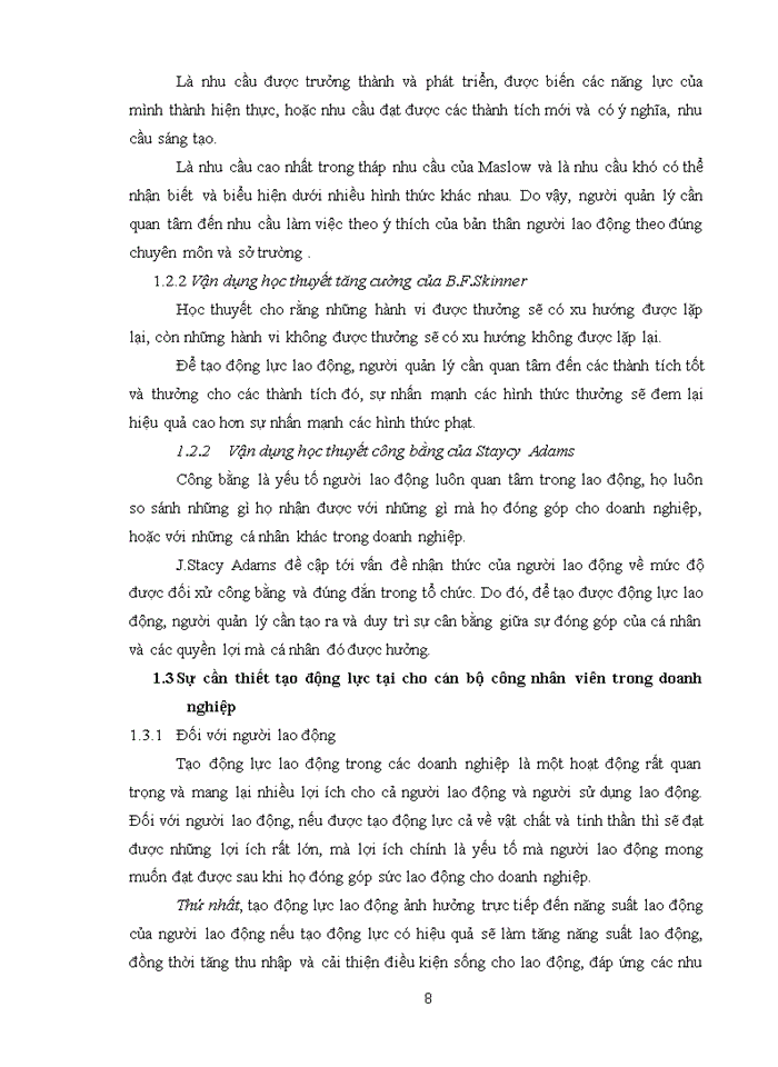image for page Hoàn thiện công tác tạo động lực lao động cho cán bộ công nhân viên tại công ty trách nhiệm hữu hạn một thành viên nông nghiệp Rạng Đông