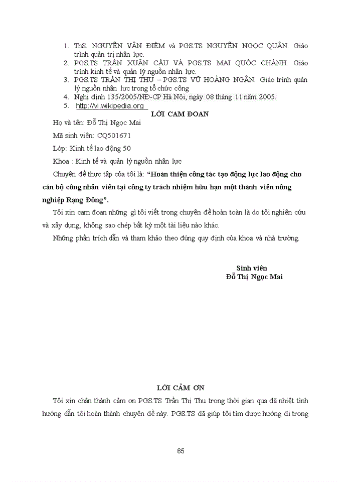 image for page Hoàn thiện công tác tạo động lực lao động cho cán bộ công nhân viên tại công ty trách nhiệm hữu hạn một thành viên nông nghiệp Rạng Đông