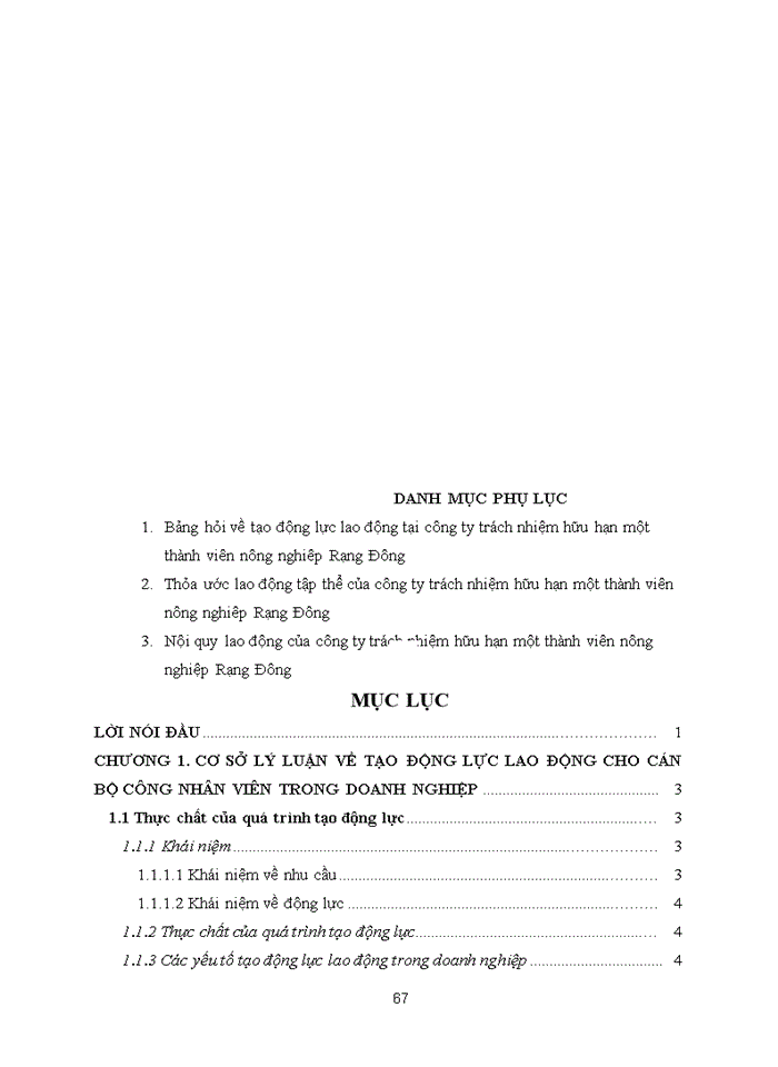 image for page Hoàn thiện công tác tạo động lực lao động cho cán bộ công nhân viên tại công ty trách nhiệm hữu hạn một thành viên nông nghiệp Rạng Đông