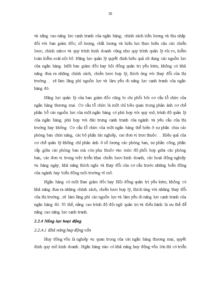image for page Nâng cao năng lực cạnh tranh của Ngân hàng ĐT PT Việt Nam Chi nhánh Bắc Hà Nội