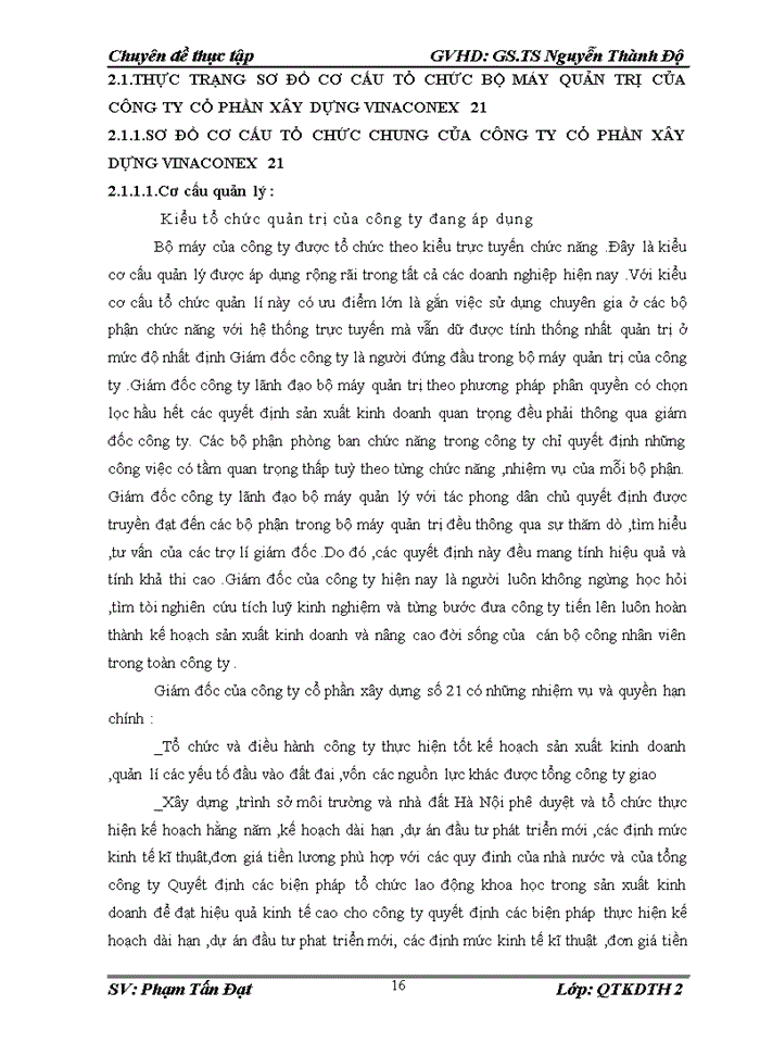 image for page Giải pháp hoàn thiện cơ cấu tổ chức bộ máy quản trị của Công ty cổ phần xây dựng VINACONEX 21