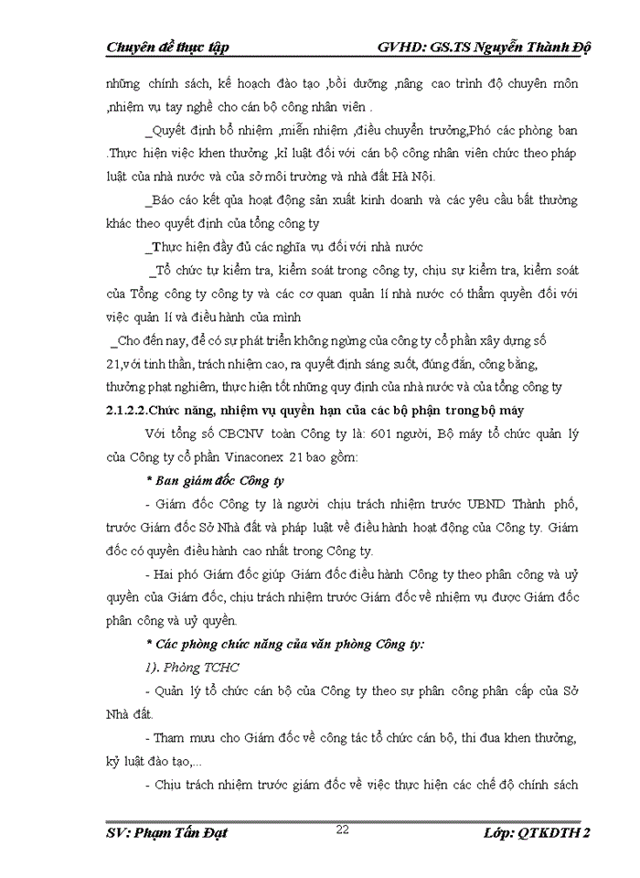 image for page Giải pháp hoàn thiện cơ cấu tổ chức bộ máy quản trị của Công ty cổ phần xây dựng VINACONEX 21
