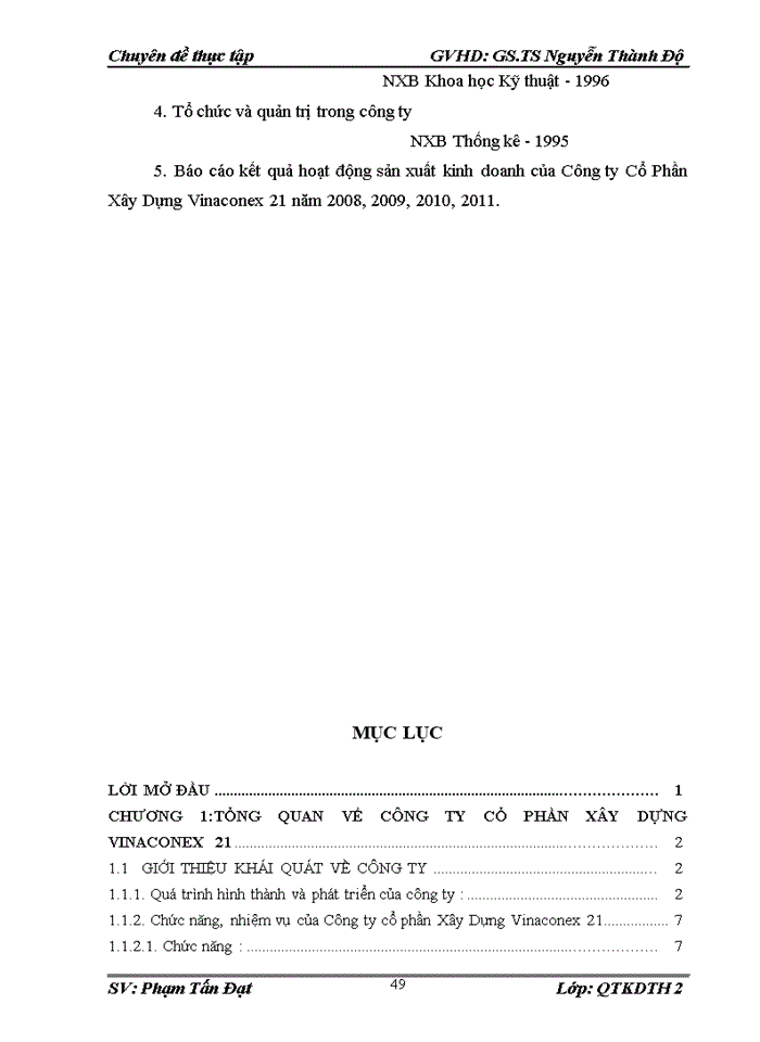 image for page Giải pháp hoàn thiện cơ cấu tổ chức bộ máy quản trị của Công ty cổ phần xây dựng VINACONEX 21