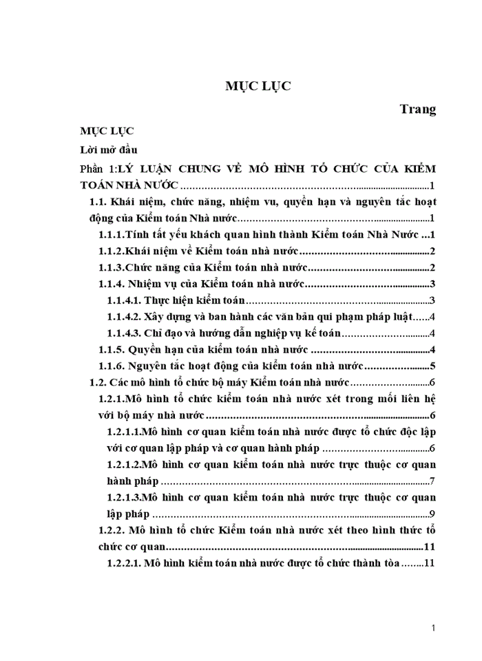 image for page Mô hình tổ chức của bộ máy Kiểm toán Nhà nước ở Việt Nam