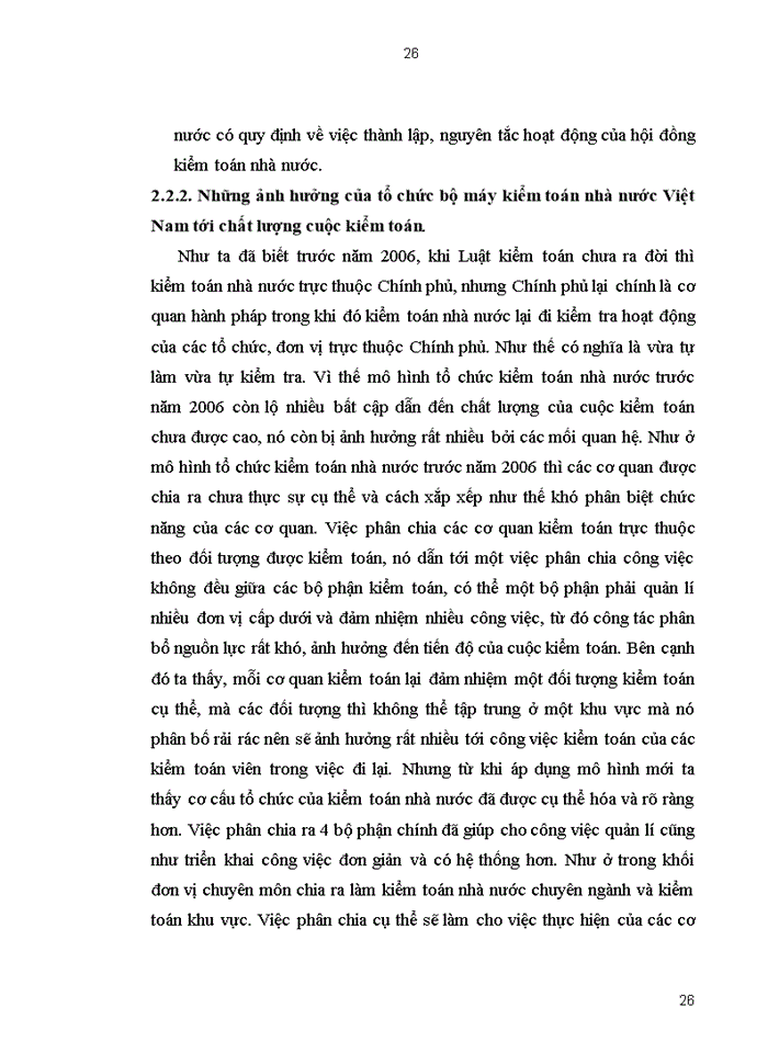 image for page Mô hình tổ chức của bộ máy Kiểm toán Nhà nước ở Việt Nam