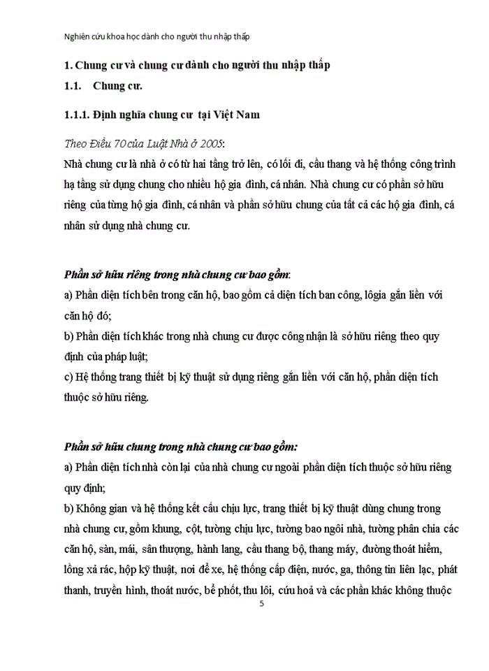 image for page Vai trò của chung cư dành cho người thu nhập thấp và việc định giá chung cư dành cho người thu nhập thấp