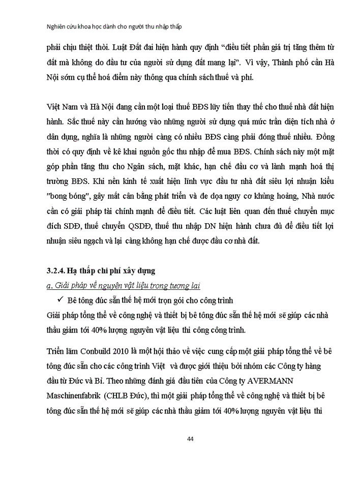 image for page Vai trò của chung cư dành cho người thu nhập thấp và việc định giá chung cư dành cho người thu nhập thấp