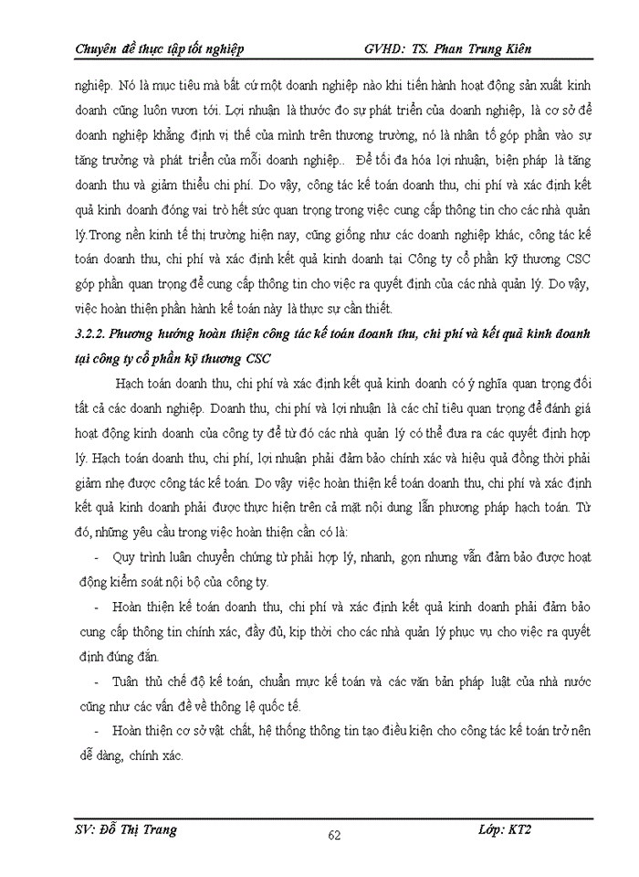 image for page Hoàn thiện kế toán doanh thu chi phí xác định kết quả kinh doanh tại công ty cổ phần kỹ thương CSC