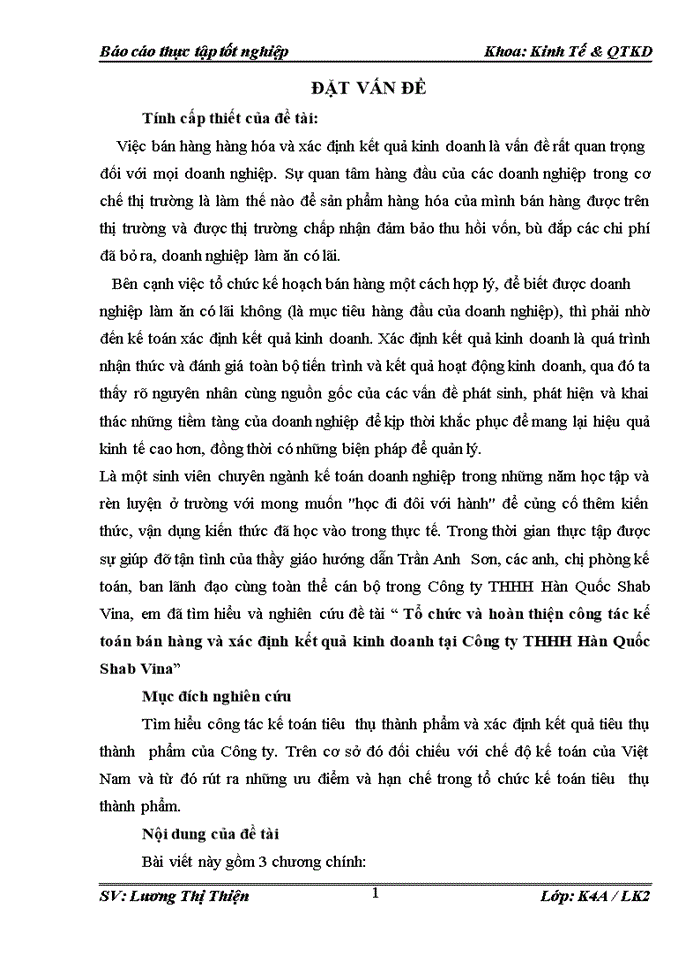 image for page Tổ chức và hoàn thiện công tác kế toán bán hàng và xác định kết quả kinh doanh tại Công ty Trách nhiệm hữu hạn Hàn Quốc Shab Vina