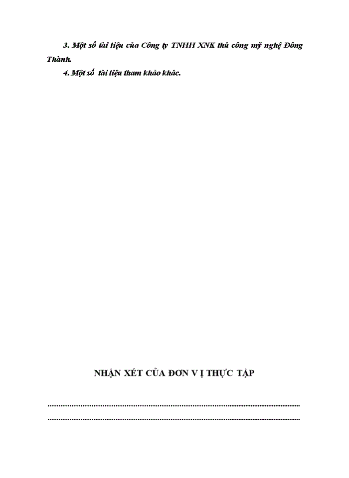 image for page Kế toán nguyên vật liệu tại Công ty Trách nhiệm hữu hạn Xuất nhập khẩu thủ công mỹ nghệ Đông Thành