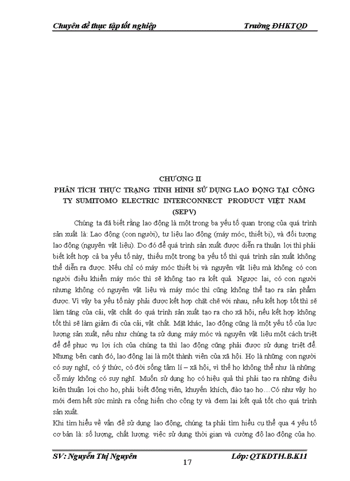 image for page Nâng cao hiệu quả sử dụng lao động tại công ty Trách nhiệm hữu hạn Sumitomo electric interconnect product Việt Nam SEPV