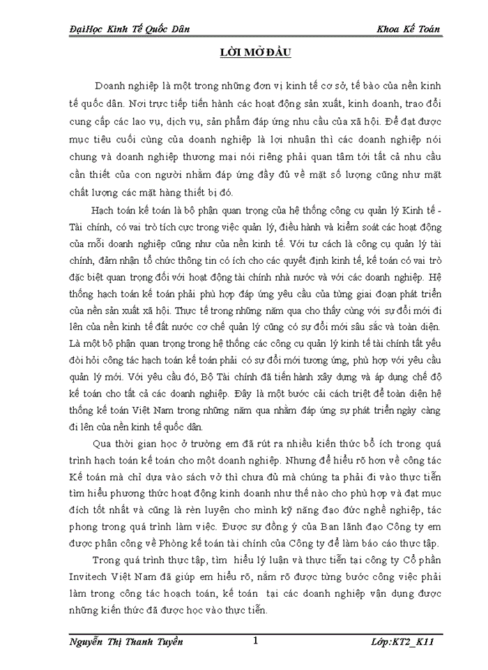 image for page Báo cáo Công ty Cổ phần Invitech Việt Nam