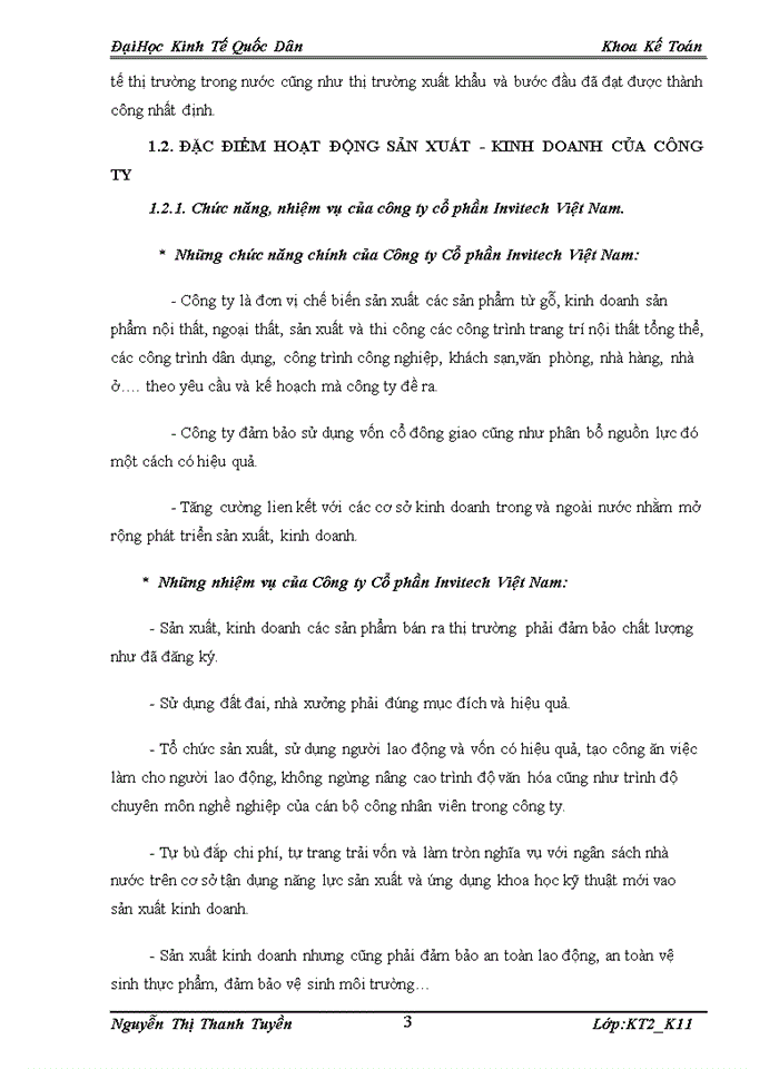 image for page Báo cáo Công ty Cổ phần Invitech Việt Nam