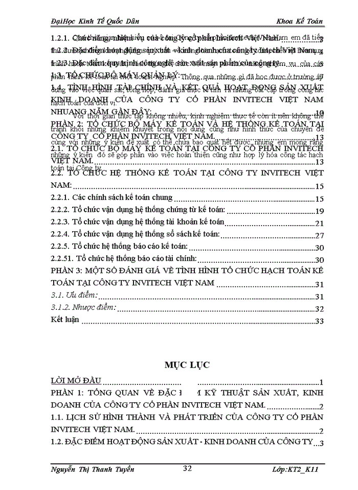 image for page Báo cáo Công ty Cổ phần Invitech Việt Nam