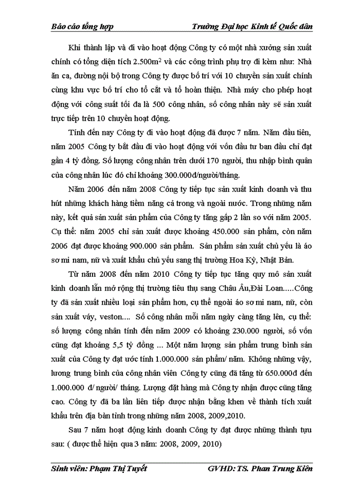 image for page Báo cáo Công ty Trách nhiệm hữu hạn Xuất nhập khẩu thủ công mỹ nghệ Đông Thành được thành lập năm 2005