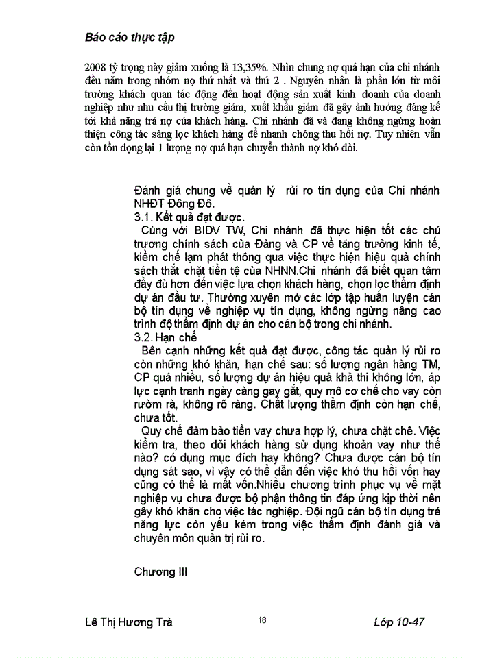 image for page Rủi ro tín dụng và biện pháp hạn chế rủi ro tín dụng tại Ngân hàng Đầu tư và Phát triển Việt Nam chi nhánh Đông Đô