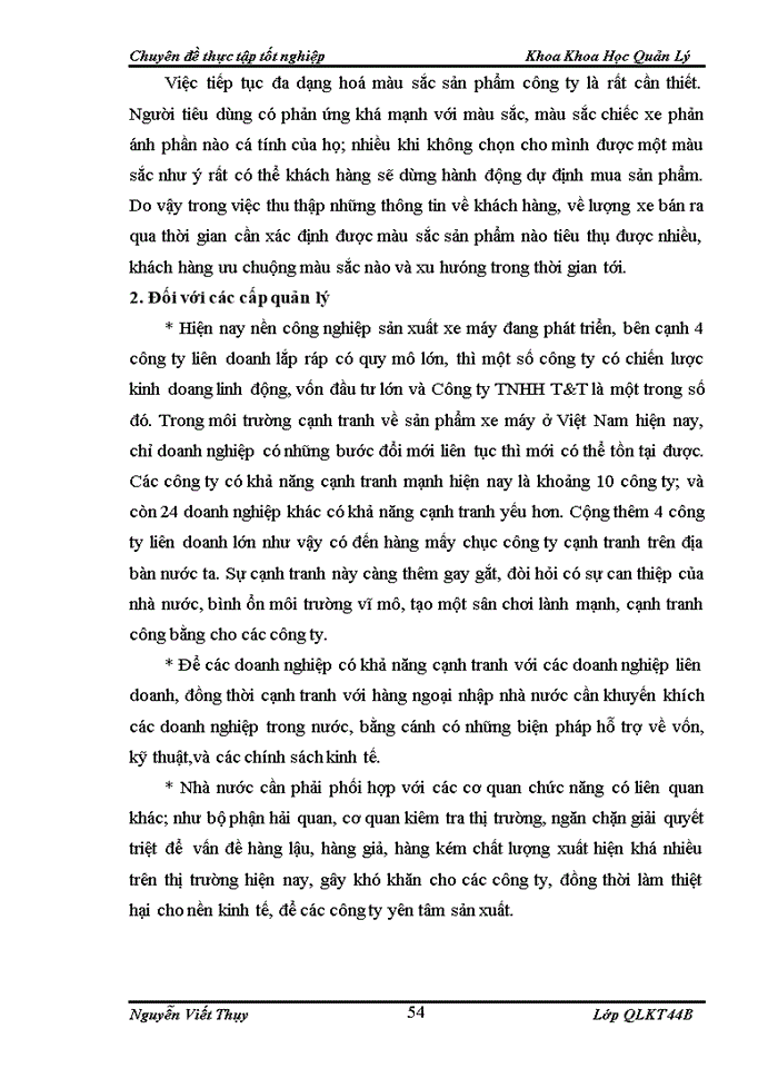 image for page Một số giải pháp nhằm nâng cao năng lực cạnh tranh trên thị trường xe máy của công ty Trách nhiệm hữu hạn T T